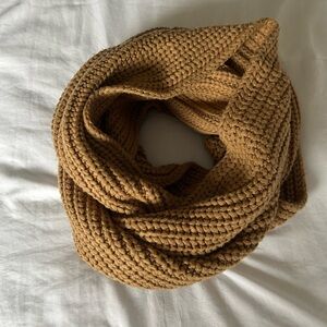 J. Crew Tan Knit Scarf